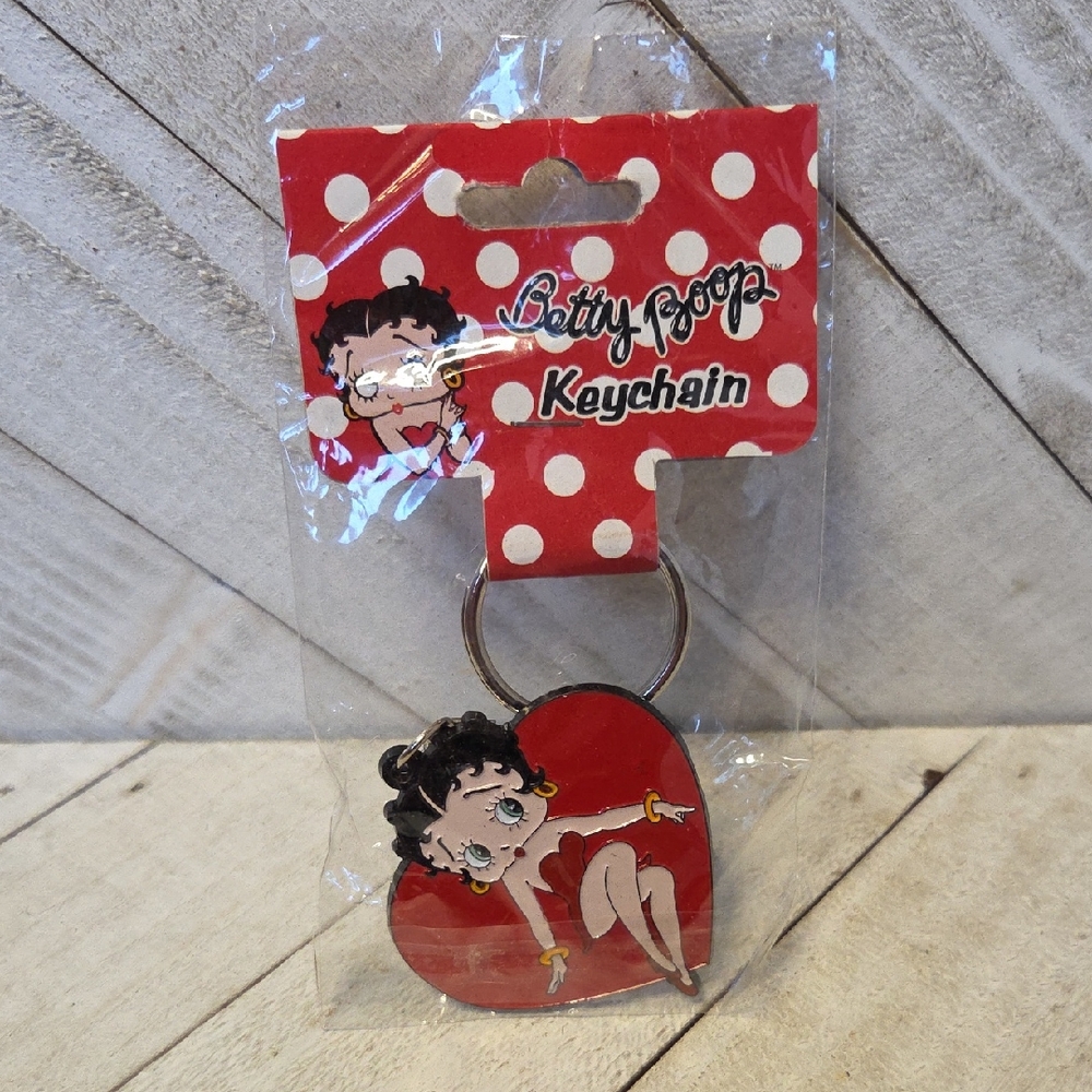 NWT 2002 Betty Boop Metal Keychain